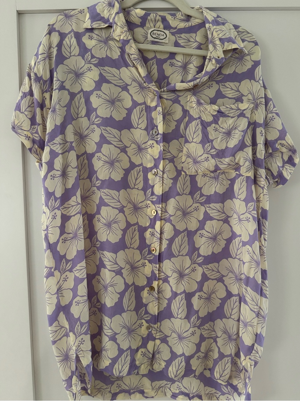 Benoa Swim Aloha Shirt Dress
